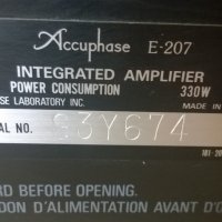 accuphase e-207 stereo amplifier-made in japan-внос швеицария, снимка 5 - Ресийвъри, усилватели, смесителни пултове - 20711829