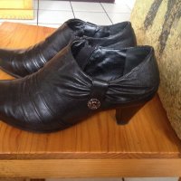Немски кожени обувки черни N 39, снимка 3 - Дамски ежедневни обувки - 20063762