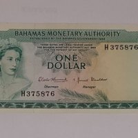 BAHAMAS  $ 1 DOLLAR  1968 VF++, снимка 1 - Нумизматика и бонистика - 18643056