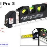 NEW НОВ Артикул !! Лазерен нивелир - Laser Level Pro 3 с ролетка 2,5м на достъпна цена !! , снимка 5 - Други инструменти - 6440212