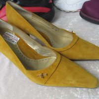 НОВИ луксозни дамски обувки CHARLES JOURDAN, 35- 36, 3х 100% естествена кожа отвън, отвътре и отдолу, снимка 9 - Дамски обувки на ток - 21680308