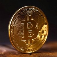 Bitcoin монета - позлатена колекционерска Биткоин, снимка 2 - Нумизматика и бонистика - 21135462