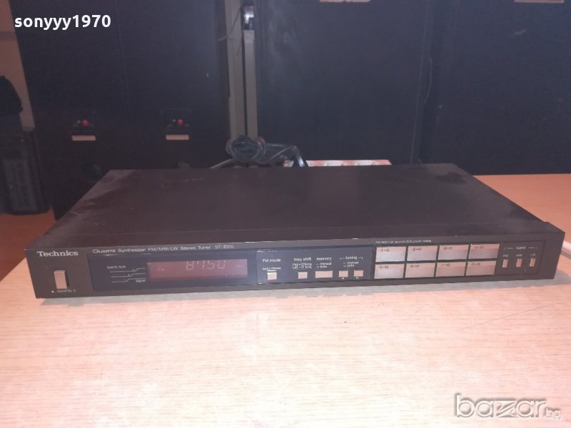 technics st-z55l-stereo tuner-made in japan-внос швеицария, снимка 1