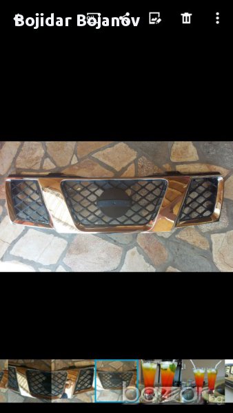 Предна маска за Нисан Навара  D40, снимка 1