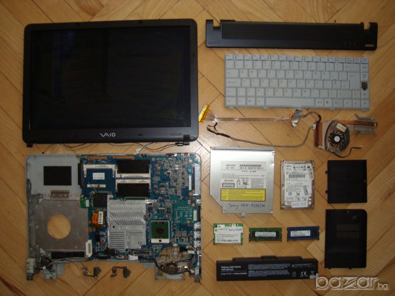 Sony Vgn-fs315m лаптоп на части, снимка 1