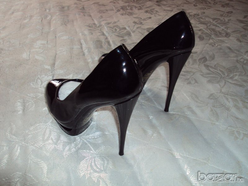 Секси дамски обувки с висок тънък ток, снимка 1