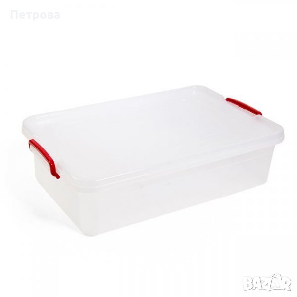 Пластмасова кутия за съхранение-47x31x12 см., снимка 1