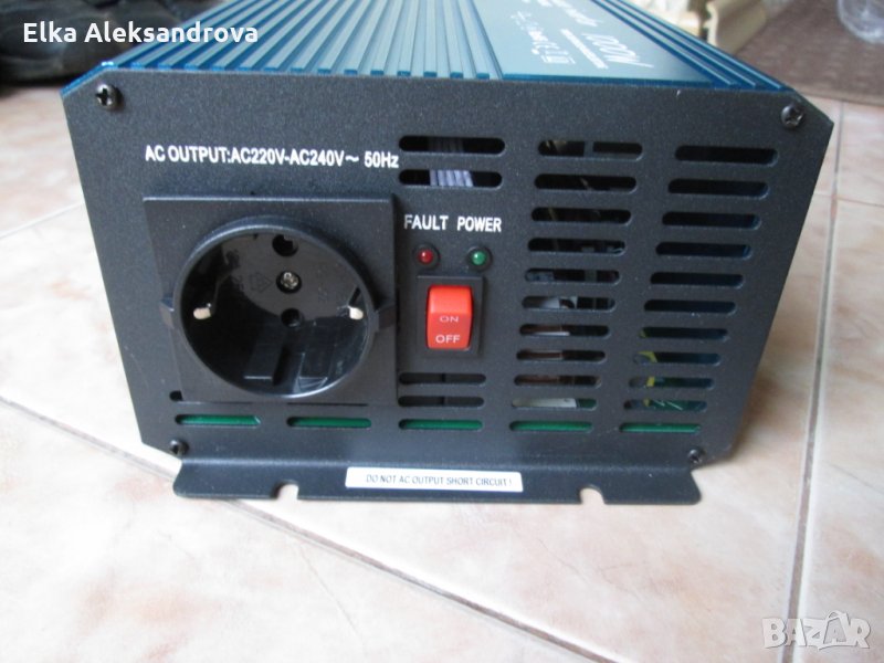 Инвертор чиста синусоида 12v DC/220 V AC 1000 W / 2000 W, снимка 1