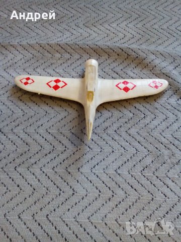 Стара играчка,самолетче, снимка 4 - Антикварни и старинни предмети - 23567895