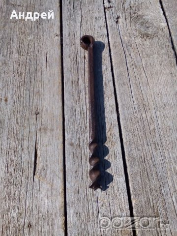 Старинен свредел,свърдел, снимка 2 - Антикварни и старинни предмети - 16615385