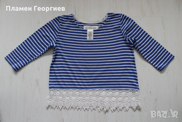 Лятна блузка-райе H&M/110-116, снимка 1