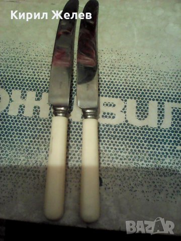 Стари руски ножчета лажички посребени , снимка 5 - Антикварни и старинни предмети - 23737056