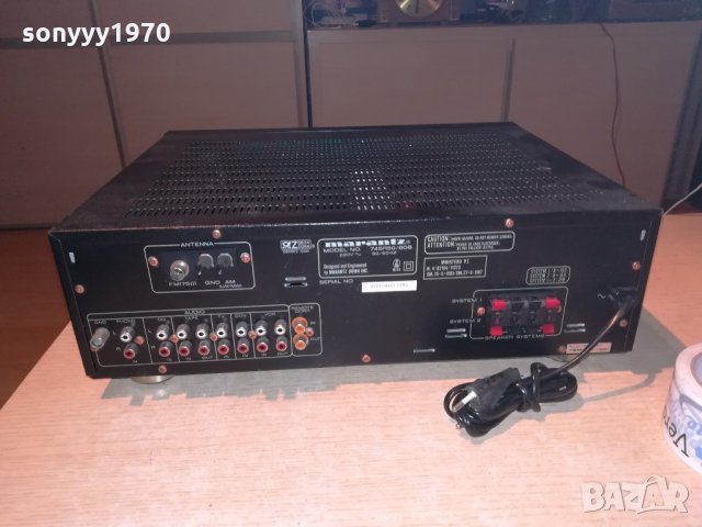 marantz-receiver-като нов-внос швеицария, снимка 10 - Ресийвъри, усилватели, смесителни пултове - 21604296