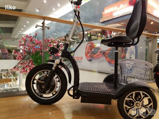 Електрическа триколка Батерия 14Ah Модел 2025- от вносител със сервиз!