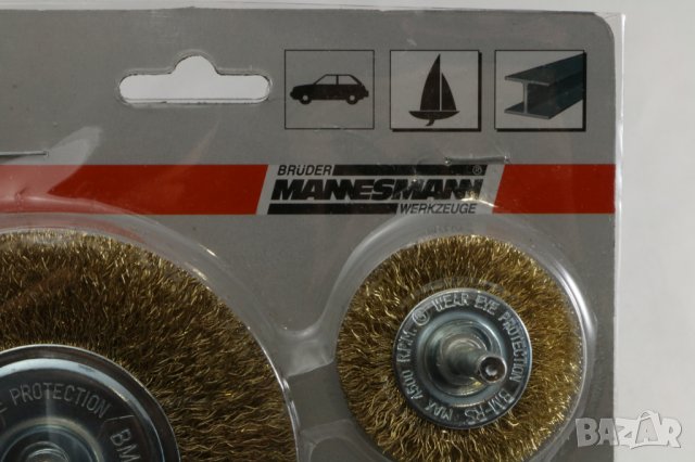 телени четки 6 бр. Mannesmann, нови, немски, внос от Германия , снимка 2 - Други инструменти - 24714856