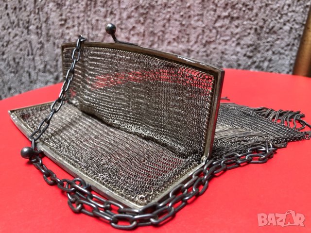 Сребърна дамска чанта-Виена 1919, снимка 2 - Антикварни и старинни предмети - 22924680