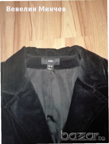Дамско черно сако H&M, снимка 2 - Сака - 15987210