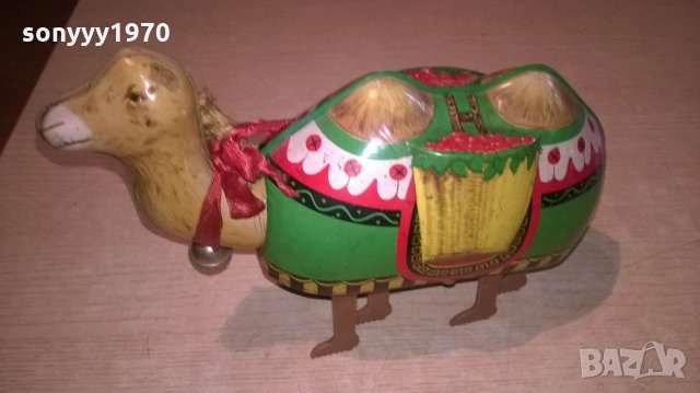 камила-метална ретро играчка с механика-25х18х10см, снимка 8 - Колекции - 22006812