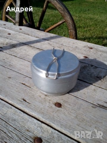 Стара алуминиева кутия #2, снимка 2 - Антикварни и старинни предмети - 26053452