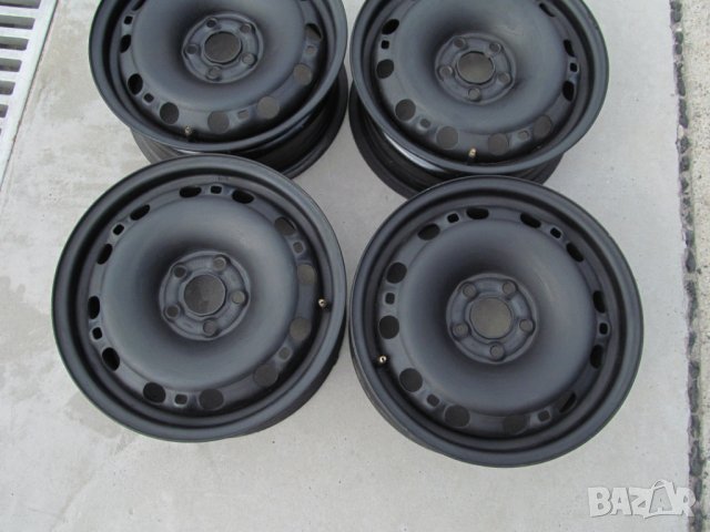 оригинални железни джанти 15'' за scoda fabia 2011,octavia,golf4, снимка 3 - Гуми и джанти - 25942842
