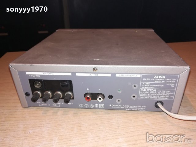 aiwa stereo tuner-made in japan-внос швеицария, снимка 11 - Ресийвъри, усилватели, смесителни пултове - 21123960