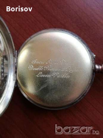 Швейцарски сребърен часовник Ancre Ligne Droit, снимка 2 - Антикварни и старинни предмети - 18680944