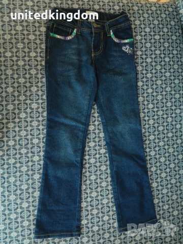 Чисто нови дънки CHEROKEE с бродерии, закупени от Англия, снимка 1 - Детски панталони и дънки - 23786157