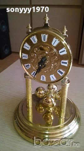 Ретро марков немски часовник-в цвят злато-внос швеицария, снимка 8 - Стенни часовници - 17559879