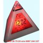 LED Часовник Пирамида сменящ цвета си в 7 цвята - код 0215, снимка 6