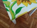Hand made рисувана помощна маса IKEA, снимка 4