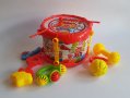 Детска играчка Барабан с палки + дрънкалки, снимка 1 - Музикални играчки - 22282388