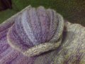 Ръчно плетена шапка тюрбан и шал, снимка 11
