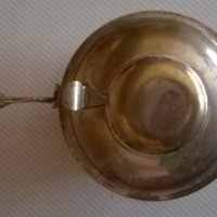 посребрен викториански съд-тиган с капак 2, снимка 1 - Антикварни и старинни предмети - 18761625