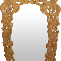  Огледала с дървена рамка, снимка 4 - Огледала - 20399901