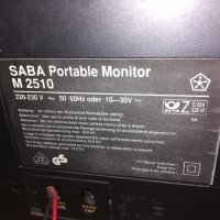 АНТИКА ОТ saba m2510 portable monitor-220v/12v-внос швеицария, снимка 11 - Телевизори - 20425332
