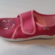 Розови Пантофки за момичета - памучни , не запаряват крачето, снимка 1 - Бебешки обувки - 13362173