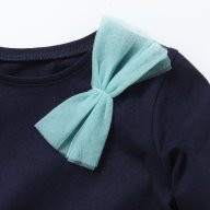 Атрактивна блузка в синьо от Франция, снимка 2 - Детски Блузи и туники - 7417947