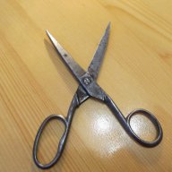 стара немска ножица MANNOS SOLINGEN произв. преди 80г.   - за ценители в много добро състояние за г, снимка 2 - Други инструменти - 14384316