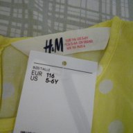 нова рокля H&M, 5-6г, 116см, снимка 4 - Детски рокли и поли - 11385105