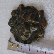 бронзова лъвска глава , снимка 6 - Антикварни и старинни предмети - 11468267