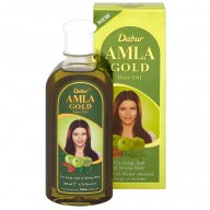 Dabur Amla Gold Hair Oil / Дабур Амла Голд масло за дълга, мека и силна коса! 200мл., снимка 1 - Продукти за коса - 15859347