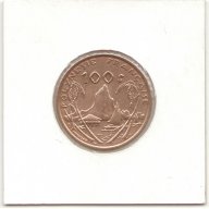 French Polynesia-100 Francs-2004-KM# 14, снимка 1 - Нумизматика и бонистика - 11467296