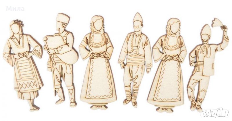 Фигурка дървена, снимка 1