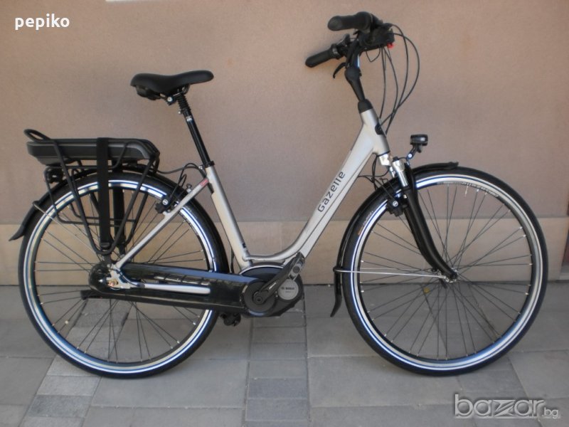 Продавам колела внос от Германия  електрически велосипед GAZELLE ORANGE C7 HMB 28 цола хидравлика мо, снимка 1