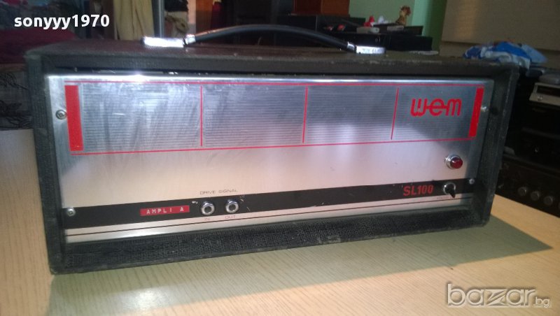 wem sl 100 amplifier-watkins electronic music ltd london england, снимка 1