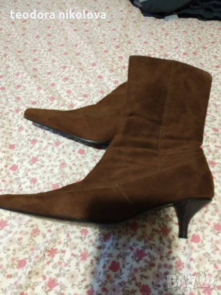Дамски боти велур, снимка 1