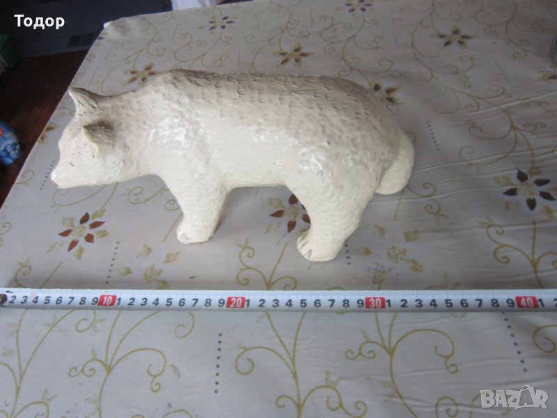 Порцеланова фигура фигурка статуетка на мечка керамика , снимка 1