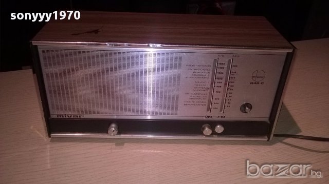 Mivar r-48c receiver-made in italy-внос швеицария, снимка 7 - Ресийвъри, усилватели, смесителни пултове - 12996608
