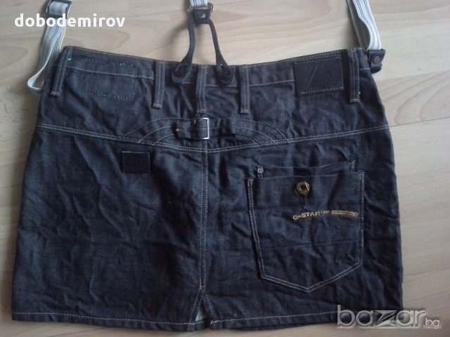 Дамска пола с тиранти G-star Vntage Elwood Mini Skirt, оригинал , снимка 9 - Поли - 10991910