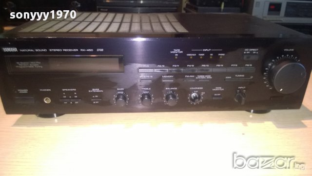 yamaha rx-450 receiver/japan-внос швеицария, снимка 3 - Ресийвъри, усилватели, смесителни пултове - 10712322